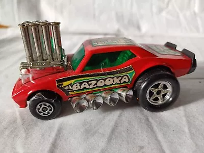 Vintage Matchbox LESNEY Speed Kings K-43/44 Bazooka Hot Rod 1973 Damaged • £8