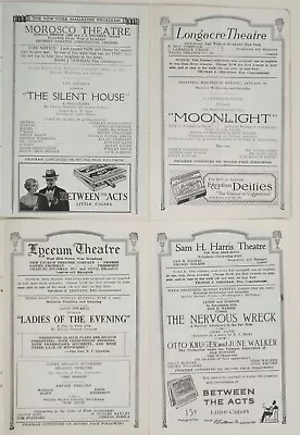 A Lot Of Four 1920s Broadway  Playbills • $24