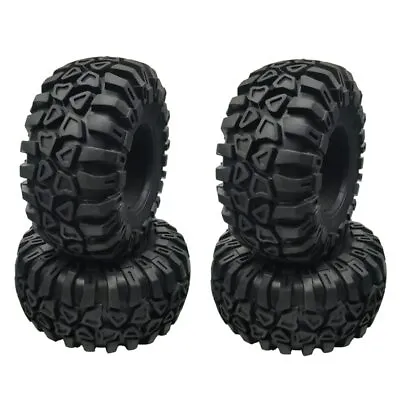 £24.99 • Buy 2.2” Rubber Tyre Wheel Tires 128mm For 1/10 RC Crawler Traxxas TRX4 Axial SCX10
