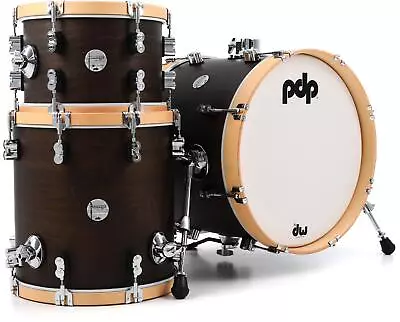 PDP Concept Maple Classic Bop 3-piece Shell Pack - Walnut With Natural Hoops • $809.99