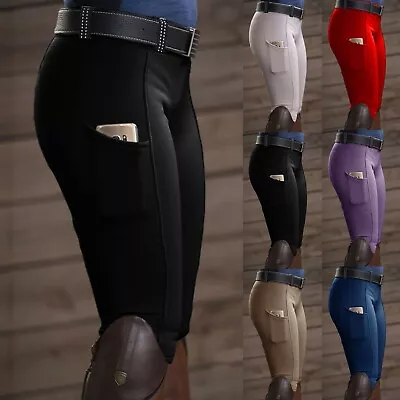 $15.99 • Buy Women Outdoor Horse Riding Pants Breeches Stretch Skinny Leggings Sports US