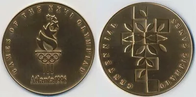 $50 • Buy 1996 Atlanta Olympic Participation Medal And Box