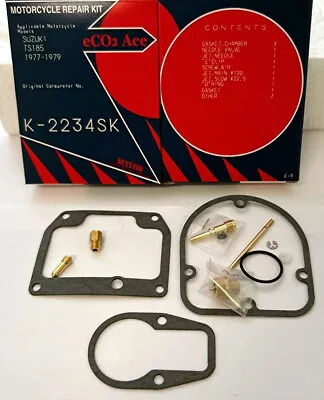 Suzuki Ts185 Sierra Dual Cable Carburetor Carb Rebuild Repair Kit 1977 - 1979 • $49.99