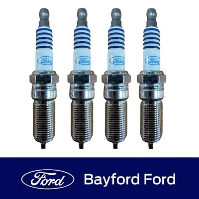 Genuine Ford Spark Plugs (set Of 4) Suits Ford Focus Lw St & Rs 2011-2015 • $42.50
