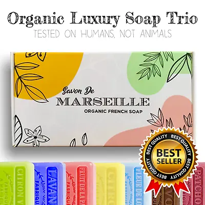 £9.99 • Buy Savon De Marseille French Natural Soap Organic Shea Butter GIFT SET Easter