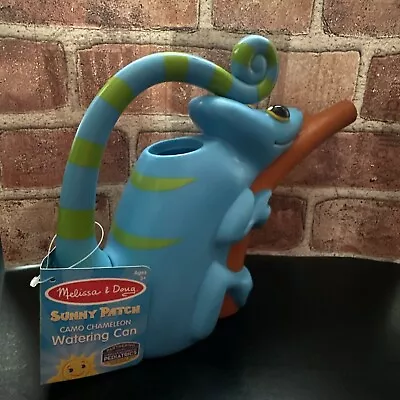 Tags Melissa & Doug Sunny Patch Camo Chameleon Blue Watering Can • $12.99