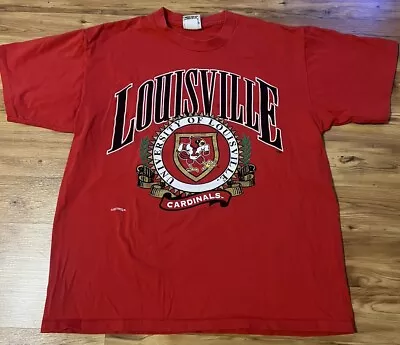 Vintage 1990s University Of Louisville T-Shirt • $22