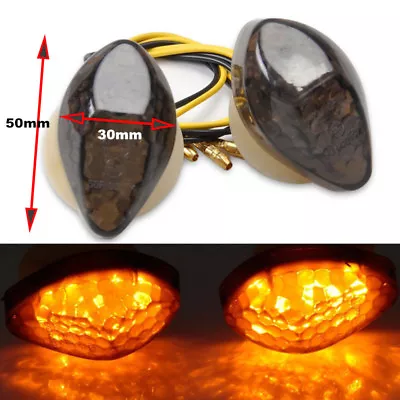 Flush Mount LED Turn Turning Signal Indicators For Honda CBR600 RR F4 CBR1000 RR • $14.92