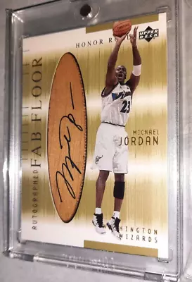 2001-02 Upper Deck Honor Roll Fab Floor Autographs MICHAEL JORDAN Auto • $9999.99