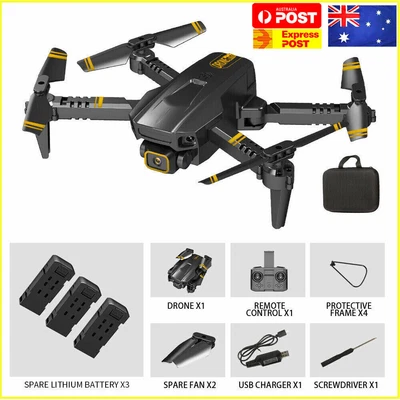 $42.80 • Buy 4K GPS Drone With HD Camera Drones WiFi FPV Foldable RC Quadcopter W/Battery New