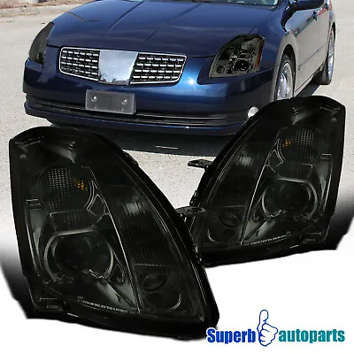 Fits 2004-2006 Maxima Projector Headlights Turn Signal Lamps Smoke • $176.98