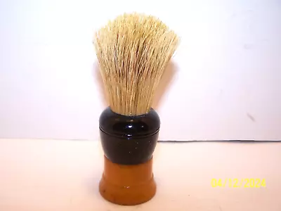 Vtg Ever-Ready Bakelite Shaving Brush 200 U S A Color  Black / Butterscotch • $9