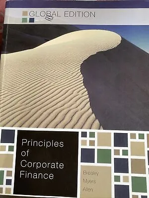 £5 • Buy Principles Of Corporate Finance - Global Edition By Richard Brealey, Stewart...