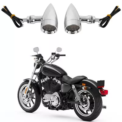 For Harley Davidson XR750 1200 CUSTOM SOFTAIL SLIM LED Turn Signal Blinker Light • $23.79