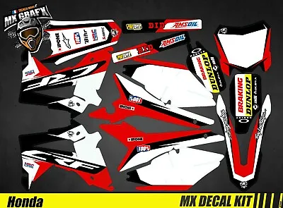 Kit Deco Motorcycle For / MX Decal Kit For Honda Crf - Black • $132.98