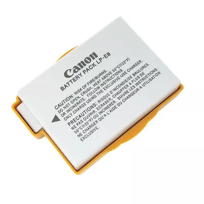 Genuine Original Canon LP-E8 LPE8 Battery For EOS 550D 700D X4 X5 T2i T3i • £13.19