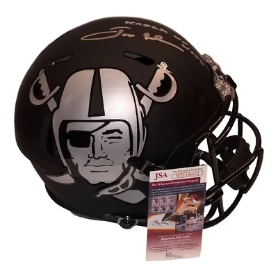 Jon Gruden Signed Las Vegas Raiders Full Size Speed Black Custom Helmet Jsa Coa • $679.36