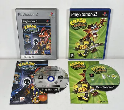 Crash Bandicoot Twinsanity & Wrath Of Cortex PS2 Sony PlayStation 2 Complete • £15.99