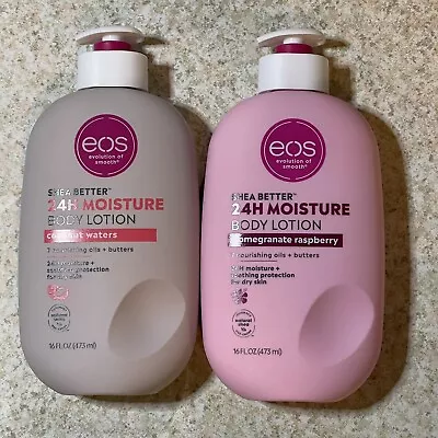 Eos Shea Better Moisture Body Lotion Coconut Waters & Pomegranate Raspb 16 Fl Oz • $19.07
