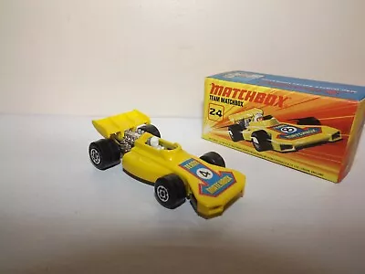 Matchbox S/f No. 24-b Team Matchbox Racer Rare Yellow Body Mib • $185.50