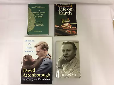 David Attenborough-Adventures Of A Young Naturalist Life On Earth Life On Air • £9.99