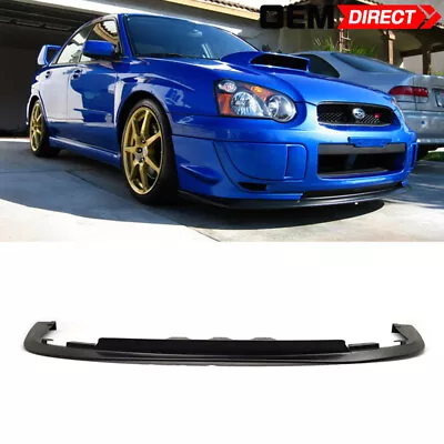 Fits 04-05 Subaru Impreza WRX STI Style Front Bumper Lip Bottom Spoiler - PP • $65.98