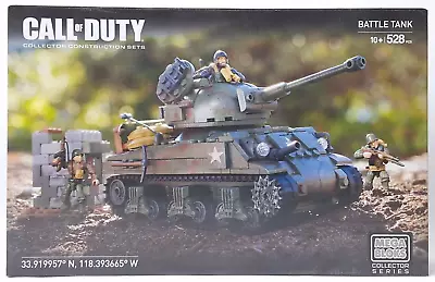 Mega Bloks Construx Call Of Duty WWII Battle Tank NEW • $185.43