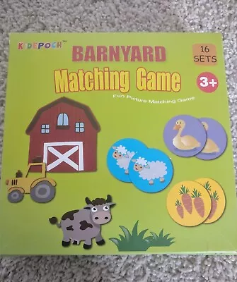 Memory Match Game Barnyard • $6