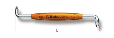 Beta Tools 1238B Offset Phillips® Screwdriver PH1 X PH2 L: 125mm | 012380201 • £9.58