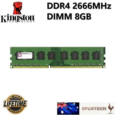 Kingston DDR4 DIMM Desktop Ram PC4-21300 2666MHz 8GB (1X8GB) 8G OEM 1.2V  • $26.50