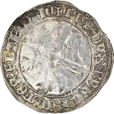 $217.80 • Buy [#184451] Coin, France, Flanders, Philippe Le Bon, Double Gros, EF(40-45), Silve