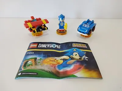 $65 • Buy LEGO Dimensions Sonic The Hedgehog #71244 Level Pack, 100% Compl Used GC W/Instr