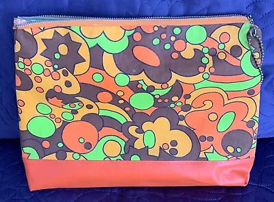 Vintage  Mod  Handbag  Bag  Mid Century Modern  Orange  No Tags  Psychedelic • $75