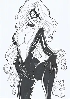 Black Cat (09 X12 ) By Levi Souza - Ed Benes Studio • $9.99