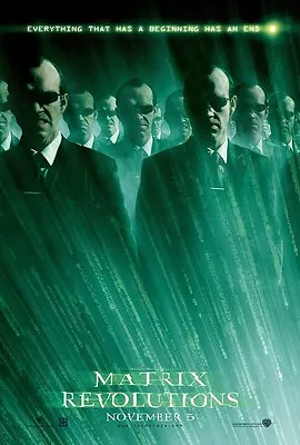 The Matrix Movie Poster Print  (style F) : 11 X 17 Inches - Hugo Weaving Poster • $13.96