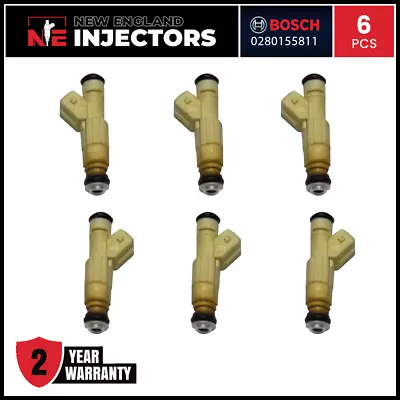 OEM Bosch 0280155811 Fuel Injector Set Of 6 97-03 Pontiac Grand Prix 3.8L V6 • $152