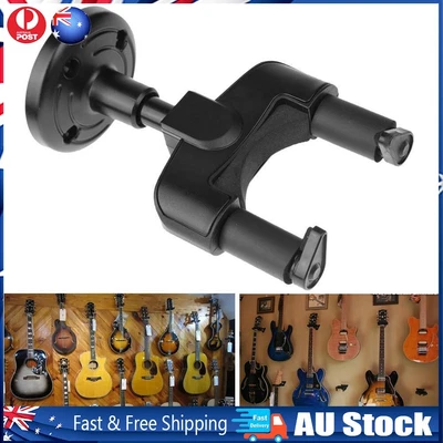 $9.99 • Buy Guitar Frame Hanger Stand Wall Mount Hook ABS Holder Brackets For Bass Ukulele