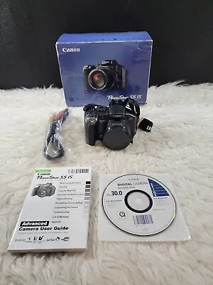 Canon PowerShot Pro Series S5 IS 8MP Digital Camera With 12x Optical Zoom (IOB) • $72