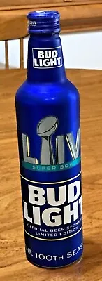 $8.99 • Buy Nfl 2020 Miami Super Bowl 54 Football Bud Light Aluminum Beer Bottle Empty 