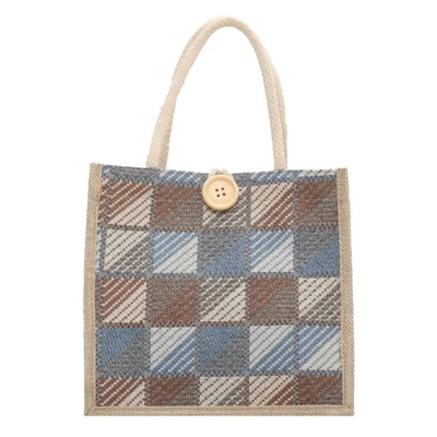 Large-capacity Lunch Bags Linen Fabric Small Tote Bag  Office Worker • $11.97
