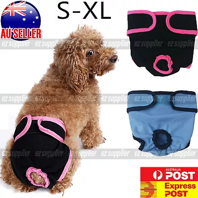 Female / Male Dog Puppy Nappy Diapers Belly Wrap Band Sanitary Underpants HOT • $7.37