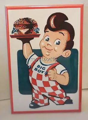 Vintage BIG BOY 2  X 3  Fridge MAGNET Art FOOD RESTAURANT • $8.25