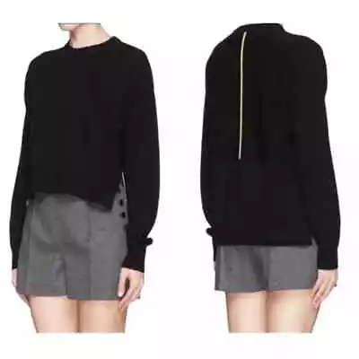 T By Alexander Wang Cashmere Blend Neon Trim Sweater Size Small • $69