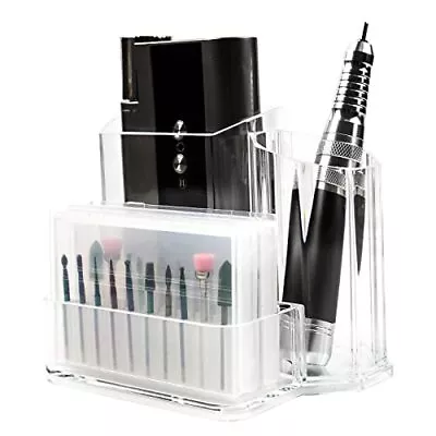  Nail Drill Holder Box Professional Organizers And Storage For Nail Tech Nail  • $14.16