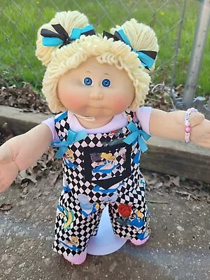 Cabbage Patch Kid  KT Factory Blue Eyes  Black Signature. • $15.92