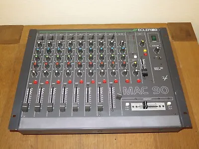 ECLER MAC 90 High Quality 8-channel Sound Mixer / WORKS WELL-READ!! • £209