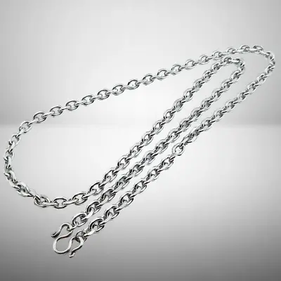 Stainless Steel Necklace Chain Phra Thai Buddha Pendant Hanging Amulet 1 Loop • $59.44