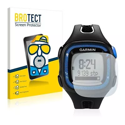 Garmin Forerunner 15 (Big) Black/Blue  2x BROTECT® Matte Screen Protector • $29.44