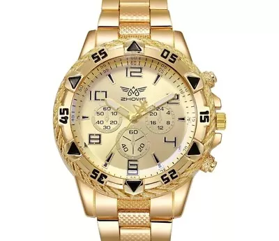 Mens Gold Watches New  • £6.99