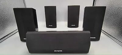 AIWA Speaker System - Set Of 5 - (1) SX-C1900 With (2) SX-AV1900 & (2) SX-R1900  • $65